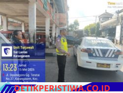 Cegah Laka Lantas dan Gangguan Kamtibmas, Satlantas Polres Karangasem Intensifkan Patroli Dialogis di Beat 1 