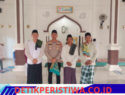 Giat Safari Jum’at Kapolsek Belitang Iii Di Masjid Al Mustofa Desa Nusa Tunggal, Kec. Belitang III, Kab. Oku Timur Dan Sekaligus Memberikan Himbauan Kamtibmas