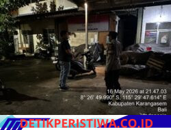 Berikan Rasa Aman dan Nyaman kepada Masyarakat, Polsek Selat Gelar Blue Light Patrol di Beberapa Titik Strategis