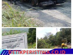 Pelaksana Menghilang ,Ada Apa dengan Proyek Jalan Munjul – Ciandeu Majalengka