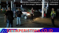 Antisipasi Gangguan Kamtibmas dan Jaga Kondusivitas Dini Hari, Polsek Bebandem Gelar Patroli KRYD 