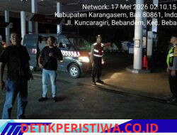 Antisipasi Gangguan Kamtibmas dan Jaga Kondusivitas Dini Hari, Polsek Bebandem Gelar Patroli KRYD 