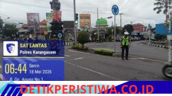 Jaga Ketertiban dan Kelancaran Arus Lalulintas, Personil Lantas Lakukan Gatur Pagi di Ktl 1 Subagan