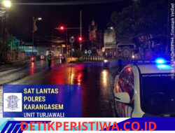 Pastikan Ketertiban dan Kelancaran Arus Lalulintas, Unit Patroli Sat Lantas Intensifkan Giat Blue Light Patrol di Malam Hari
