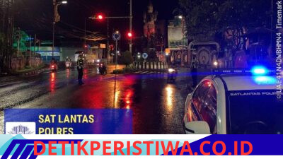 Pastikan Ketertiban dan Kelancaran Arus Lalulintas, Unit Patroli Sat Lantas Intensifkan Giat Blue Light Patrol di Malam Hari