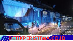 Cegah dan Antisipasi Gangguan Kamtibmas, Polsek Bebandem Intensifkan Blue Light Patrol