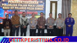 Kapolda Sumsel Teken Perjanjian Pinjam Pakai Lahan PT Pertamina (Persero) untuk Ditpolairud