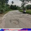 59 Lubang Menganga, Jalan Menje Peut Baktiya Rusak Parah dan Ancam Keselamatan Warga