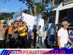 Usai Dibuka Bupati dan Ibu Kajari, Kapolres Karangasem dan Jajaran Forkopimda Cek Langsung Bazar Pelayanan Publik HUT Kejaksaan ke-75