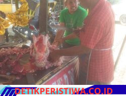 Hari Pertama Meugang Iduladha, Pembeli Daging Masih Sepi di Simpang ASEAN Dewantara