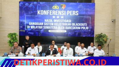 Bareskrim Polri Ungkap Hasil Investigasi Awal Blackout Sumatera, Dipastikan Tidak Ada Unsur Sabotase