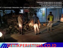 Cegah Kejahatan Malam, Polsek Bebandem Gelar KRYD dan Patroli Barcode Sasar di Sejumlah Objek Vital