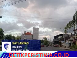 Rutinitas Pagi Unit Turjawali Sat Lantas Lakukan Gatur Lalin, di Pos 3 Patung Salak Jasri