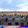 Jajaran Kepolisian Resor (Polres) Mesuji melaksanakan apel kesiapan pengamanan dalam rangka menyambut dan mengamankan pelaksanaan malam takbir menuju Hari Raya Idul Adha 1447 Hijriah Tahun 2026