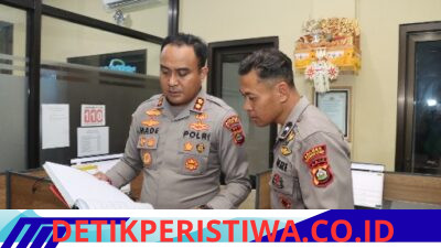 Pastikan Pelayanan Optimal, Kapolres Karangasem Cek Rutin Layanan Command Center 110
