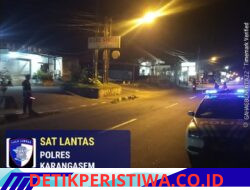 Cegah Aksi Balap Liar Sat Lantas Polres Karangasem Intensifkan Patroli Malam 
