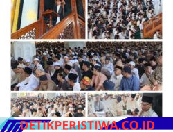 Ribuan Warga Lhokseumawe Padati Masjid Agung Islamic Centre untuk Sholat Idul Adha