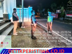 Cegah dan Antisipasi Gangguan Kamtibmas, Polsek Rendang Gelar Patroli Pantau Situasi Wilayah Hukumnya