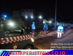 Jaga Kondusifitas Malam Hari, Polsek Bebandem Gelar Blue Light Patrol di Jalur Utama dan Objek Vital  Karangasem |