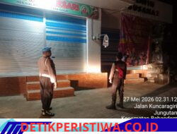 Sukseskan Commander Wish Kapolri, Polsek Bebandem Gelar Patroli Barcode Sasar Objek Vital dan Jalur Rawan