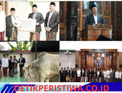 Idul Adha di Sidoarjo, Bupati Subandi Serahkan Sapi 800 Kg ke Masjid Agung dan Sapi Presiden Disalurkan ke Jabon