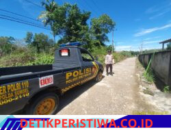 Jaga Kamtibmas Polsek Belitang III lakukan Patroli Jalan Sepi Antisipasi Kejahatan Tindak Pidana