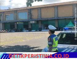 Pastikan Ketertiban dan Kelancaran Arus Lalulintas, Satlantas Polres Karangasem Intensifkan Patroli di Areal Pertokoan