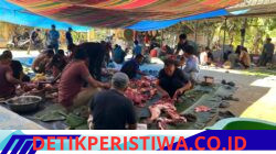 Masyarakat Desa Alue Sentang Melaksanakan Qurban Menyambut Idul Adha 1447 H