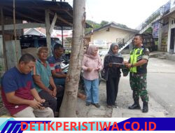 Babinsa Koramil 01/Lut Tawar Perkuat Hubungan dengan Warga Lewat Komsos di Desa Asir Asir