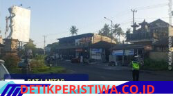 Rutinitas Pagi Hari, Unit Turjawali Sat Lantas Lakukan Gatur Lalin di Pos 3 Patung Salak Jasri