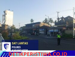 Rutinitas Pagi Hari, Unit Turjawali Sat Lantas Lakukan Gatur Lalin di Pos 3 Patung Salak Jasri