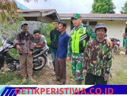 Babinsa Koramil 07/Atu Lintang Gelar Komsos Bersama Warga Desa Merah Jernang