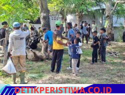 Pemerintah Gampong Pulo Ara Geudong Teingoh Menyembelih 10 ekor Hewan Qurban