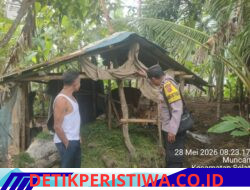 Melalui Colling System Bhabinkamtibmas Sambangi Warga Binaan di BD Meranggi, Desa Muncan, Sampaikan Pesan Kamtibmas