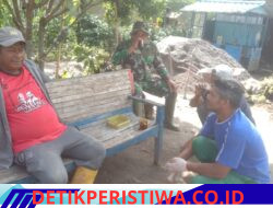 Babinsa Koramil Ketol Gelar Komsos Bahas Program Pertanian Pascalebaran