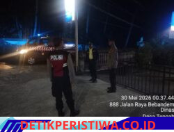 Jaga Kondusifitas Malam Hari, Polsek Bebandem Gelar Blue Light Patrol Sasar Objek Vital dan Pemukiman Penduduk 
