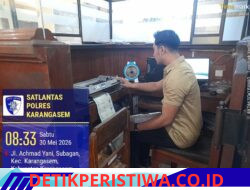 Berikan Layanan Prima kepada Masyarakat, Sat Lantas Polres Karangasem Serahkan STNK Baru Secara Cepat dan Ramah