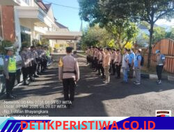 Rutinitas Piket Propam Lakukan Pengawasan dan pengecekan personil piket fungsi, saat Apel Serah Terima Tugas Piket Jaga