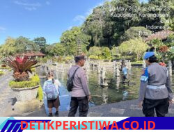 Pastikan Kedisiplinan dan Integritas Polri, Sipropam Polres Karangasem Lakukan Pengecekan saat Apel Pengamanan di Kawasan Wisata