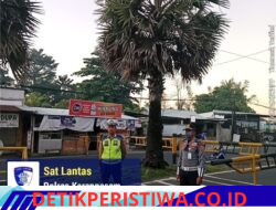 Pastikan Car Free Day Berjalan Aman dan Lancar, Sat Lantas Polres Karangasem Amankan Jalur Jalan Veteran