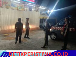 Cegah Tindak Kriminalitas Malam Hari, Polsek Bebandem Gelar Blue Light Patrol Sasar Kawasan Pertokoan dan Pemukiman Padat Penduduk