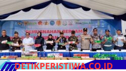 Kapolda Sulsel Hadiri Pemusnahan Rokok dan Minuman Beralkohol Ilegal oleh Kanwil DJBC Sulbagsel