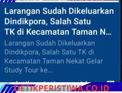 Klarifikasi dan Sanggahan Terkait Pemberitaan Study Tour TK di Kecamatan Taman