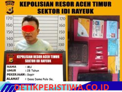 Polsek Idi Rayeuk Amankan Satu Pria Pelaku Penyalahgunaan Narkotika Jenis Sabu