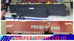 Polda Jawa Tengah Musnahkan Barang Bukti Narkoba, DPD GERAM Turut Dampingi Proses Pemusnahan.