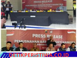 Polda Jawa Tengah Musnahkan Barang Bukti Narkoba, DPD GERAM Turut Dampingi Proses Pemusnahan.