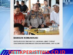 Kopi Pak Long ; Kapolres Belitung Timur AKBP Indra Dalunthe Jumat curhat, Perkenalkan Kasat Res dan Polsek Gantung Baru 