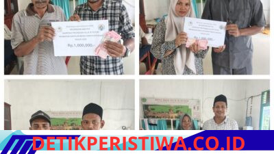 Pemdes Meunasah Alue Ie Puteh Salurkan Bantuan Sosial Fardhu Kifayah kepada 13 Ahli Waris