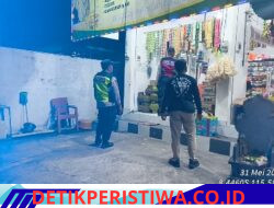 Jaga Kondusifitas Wilkumnya, Polsek Bebandem Gelar Blue Light Patrol Menyasar Titik Tirik Rawan