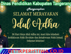 Kepala Dinas Pendidikan Kabupaten Tangerang beserta Staf Mengucapkan , Selamat Hari Raya Idul Adha 1447 Hijriah / 2026 M